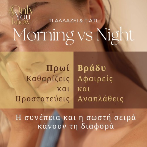 Morning vs Night Routine